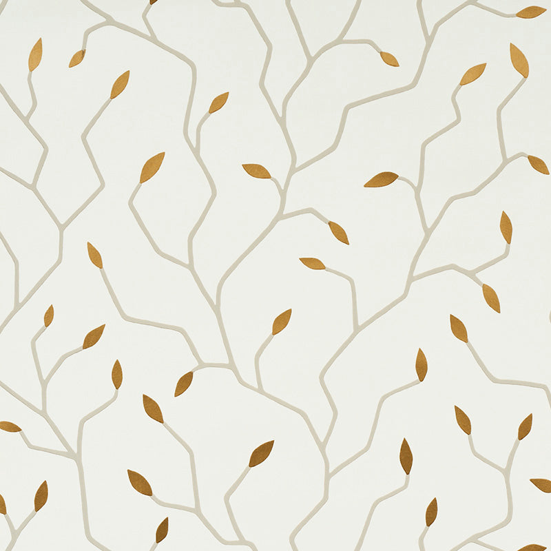 Acquire 5011380 Cymbeline Ivory & Gold Schumacher Wallpaper