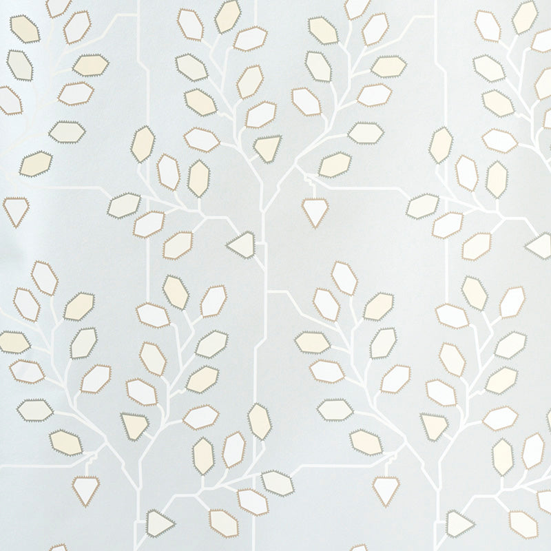 Acquire 5011421 Tumble Weed Silver White Schumacher Wallpaper