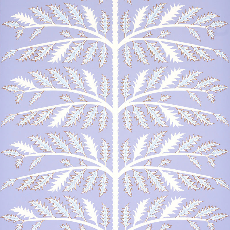 Search 5011431 Thistle Lavendar Schumacher Wallpaper