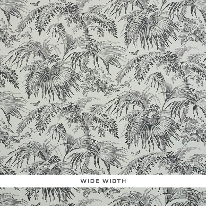 Save on 5011481 Toile Tropique Black Schumacher Wallpaper