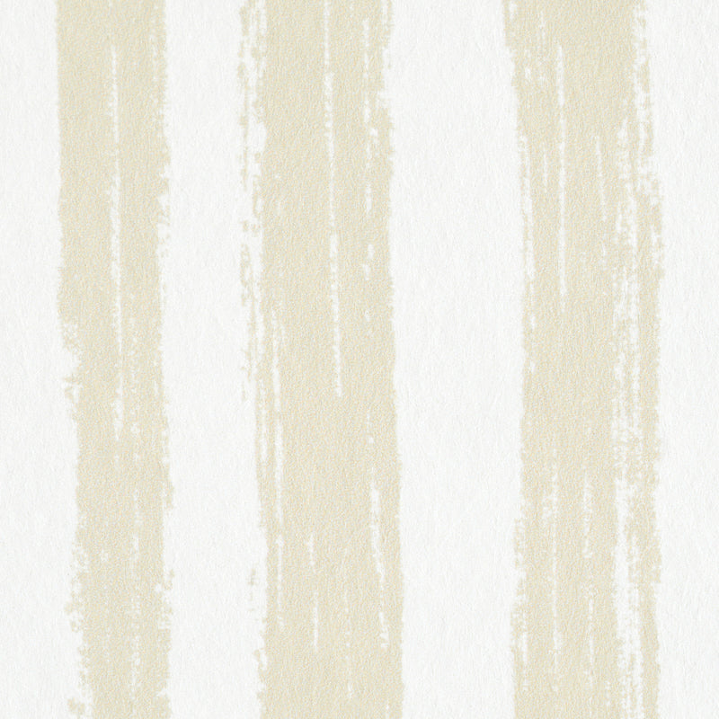 View 5011540 Sketched Stripe Natural Schumacher Wallpaper