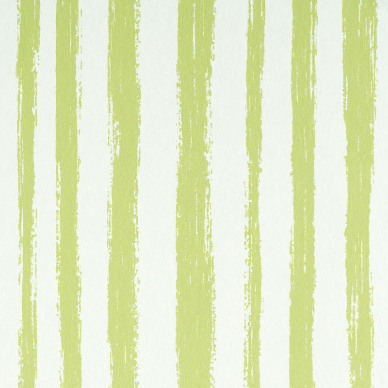 Save on 5011542 Sketched Stripe Green Schumacher Wallpaper