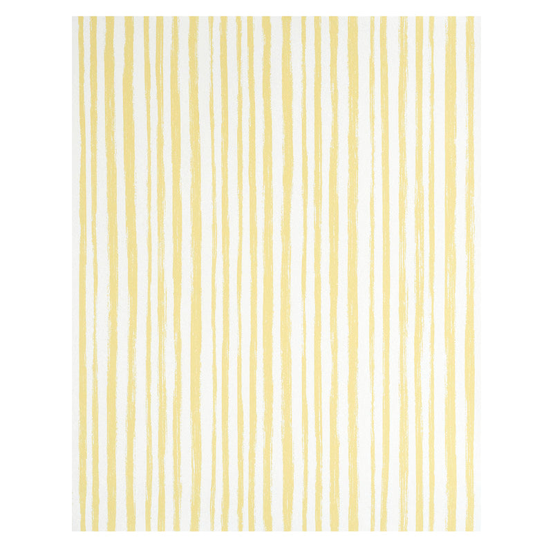 Purchase 5011543 Sketched Stripe Yellow Schumacher Wallpaper