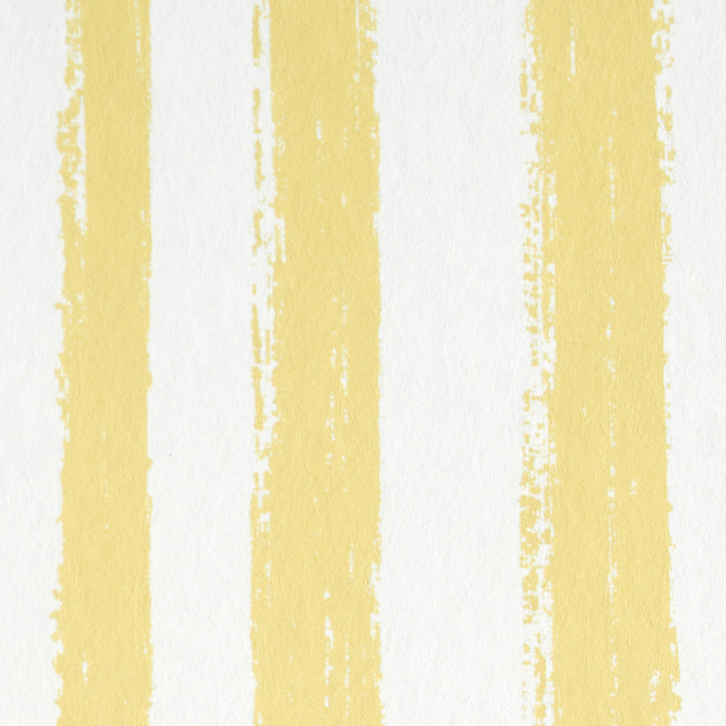 View 5011543 Sketched Stripe Yellow Schumacher Wallpaper