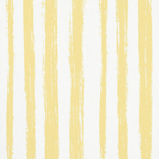 Buy 5011543 Sketched Stripe Yellow Schumacher Wallpaper