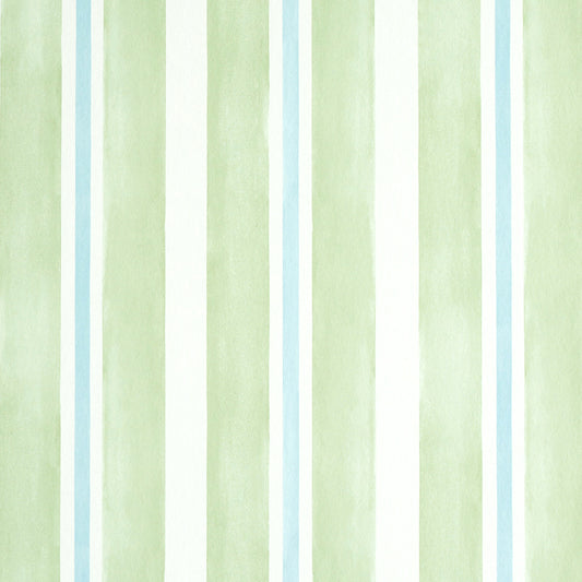 Find 5011570 Watercolor Stripe Leaf Schumacher Wallpaper