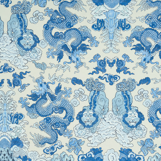 Save on 5011590 Magic Mountain Dragon Porcelain Schumacher Wallpaper