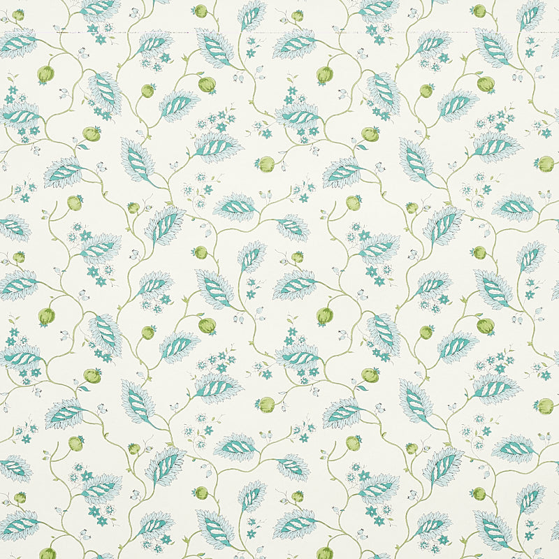 Purchase 5011600 Maryam Vine Peacock Schumacher Wallpaper