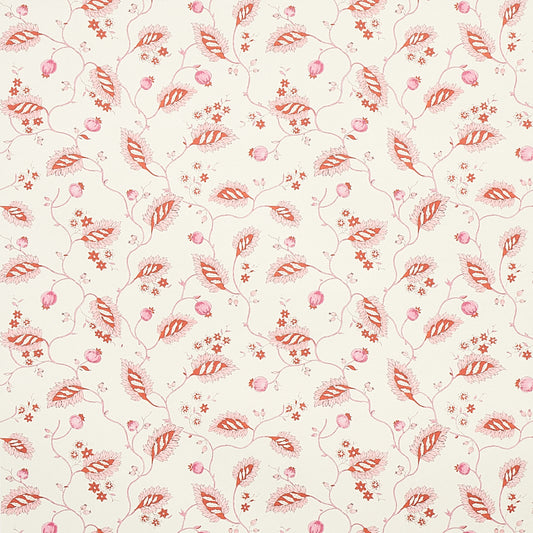 Select 5011602 Maryam Vine Pink and Red Schumacher Wallpaper