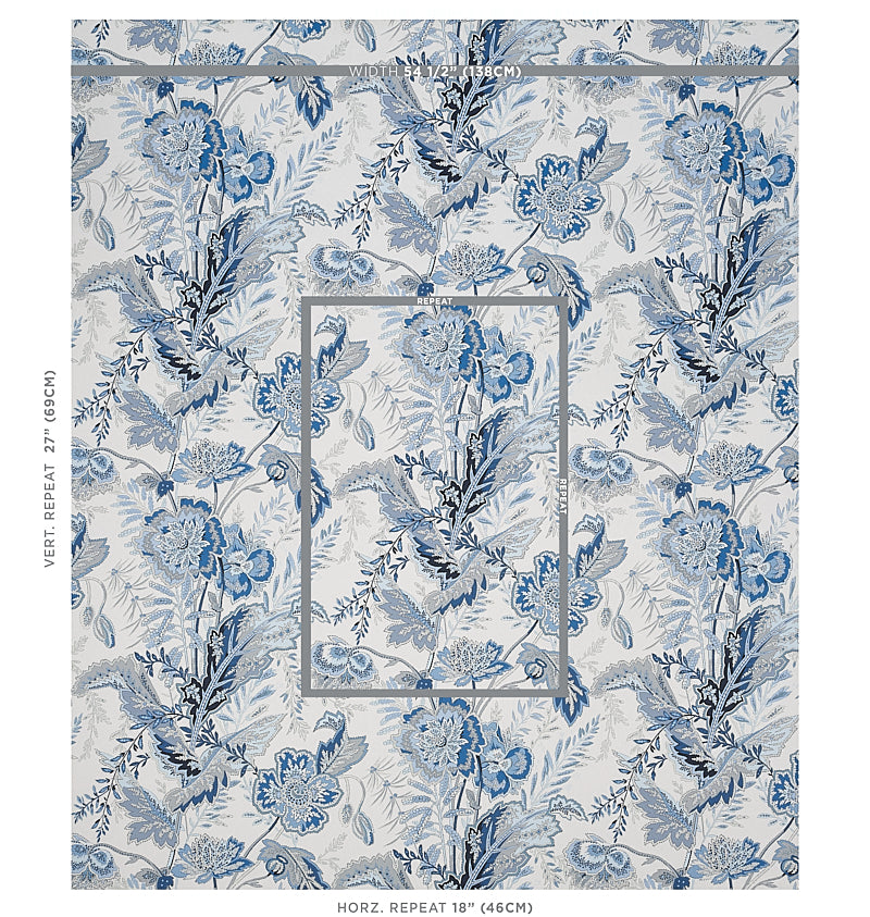 Shop 5011611 Sandoway Vine Delft Schumacher Wallpaper