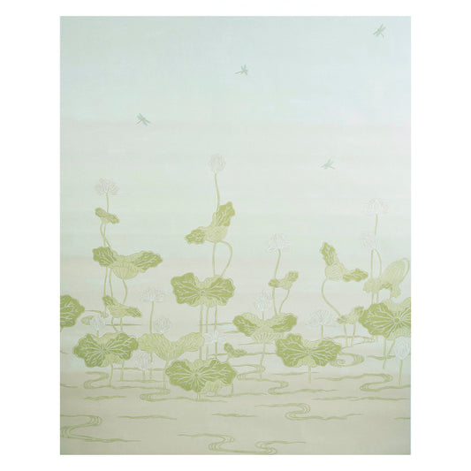 Select 5011691 Kireina Lotus White Ivory Schumacher Wallpaper