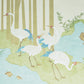 Find 5011701 Yashinoki Crane Willow Schumacher Wallpaper