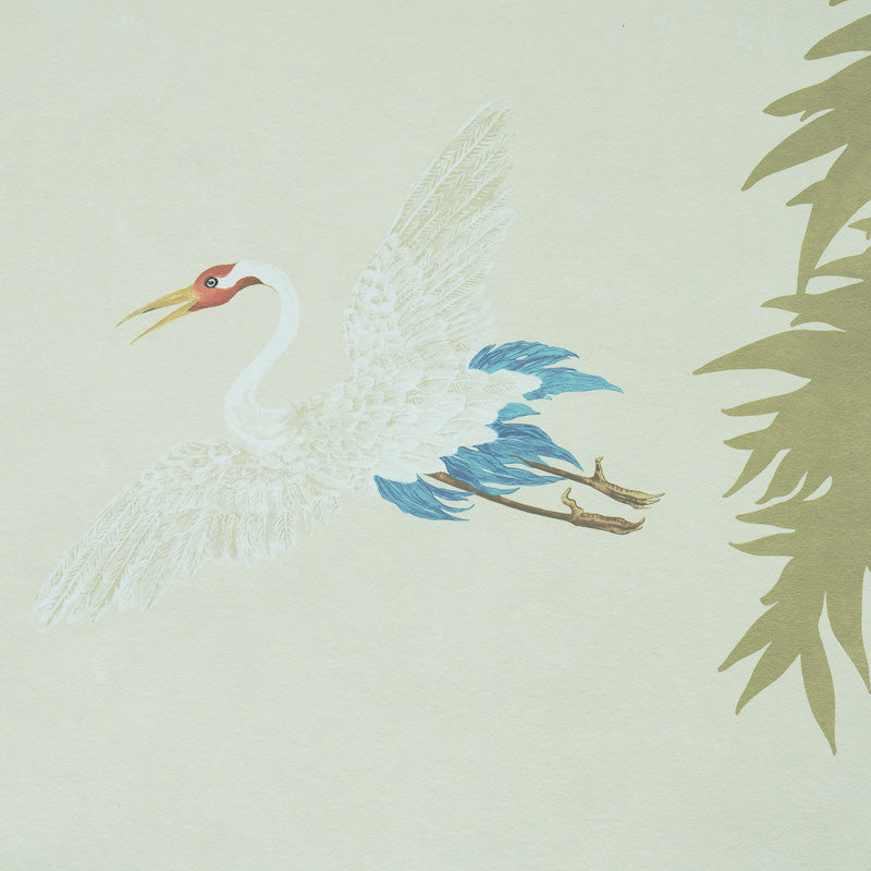 Looking for 5011701 Yashinoki Crane Willow Schumacher Wallpaper