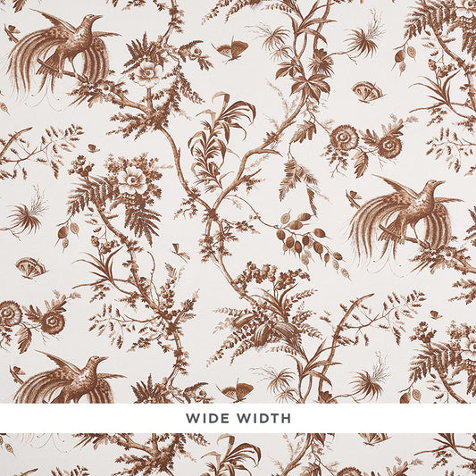 Save on 5011712 Toile De La Prairie Brown Schumacher Wallpaper