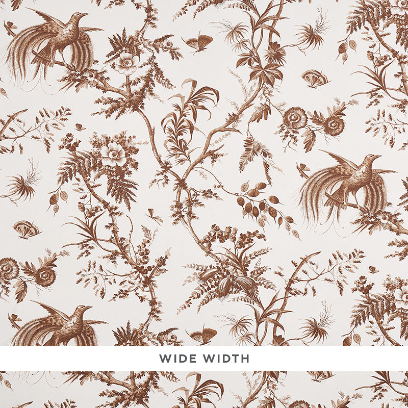 Save on 5011712 Toile De La Prairie Brown Schumacher Wallpaper
