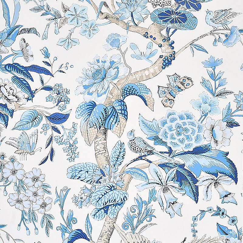 Buy 5011720 Cranley Garden Blue Schumacher Wallpaper