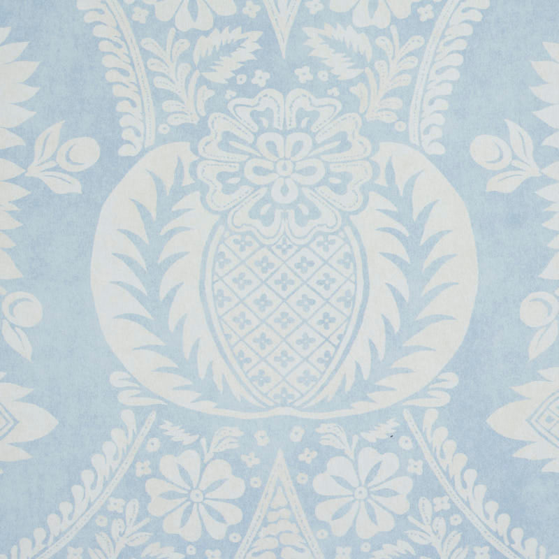 Save on 5011750 Villandry Damask Print Blue Schumacher Wallpaper