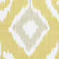 Select 5011761 Dedra Damask Yellow and Stone Schumacher Wallpaper