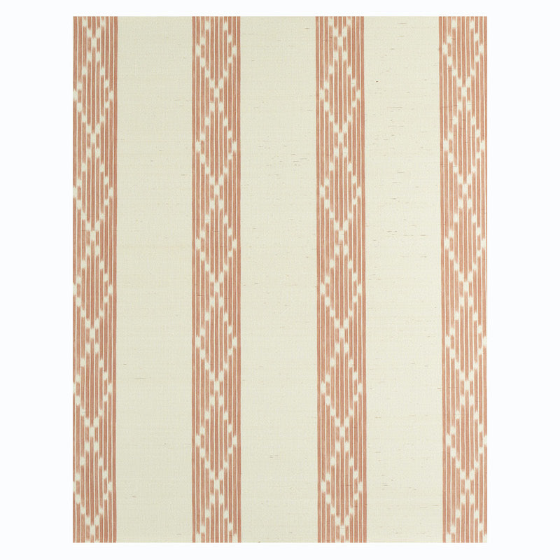 Select 5011810 Sequoia Stripe Sisal Russet Schumacher Wallpaper