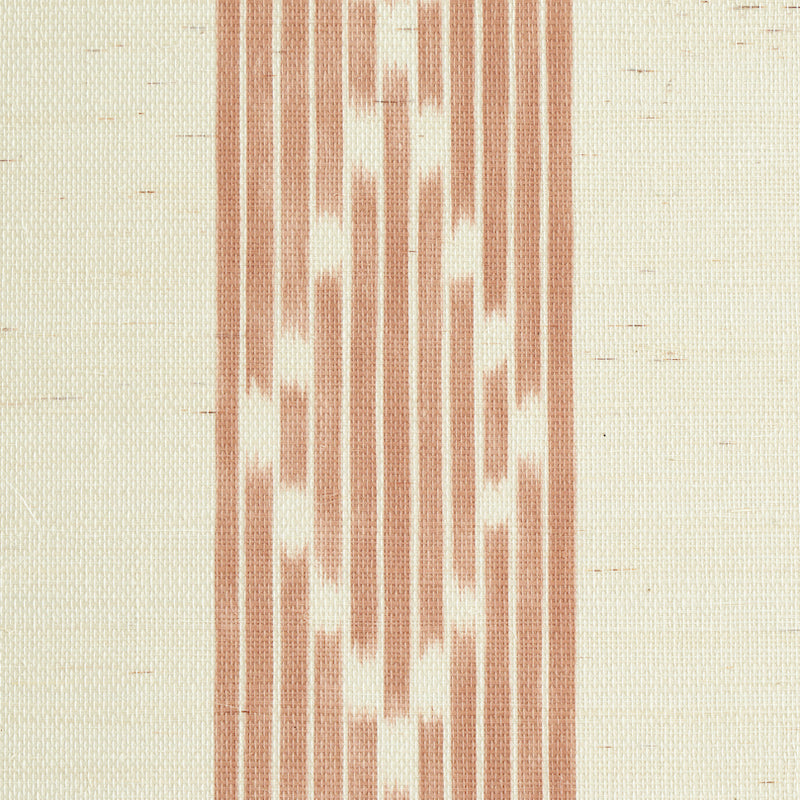 Buy 5011810 Sequoia Stripe Sisal Russet Schumacher Wallpaper