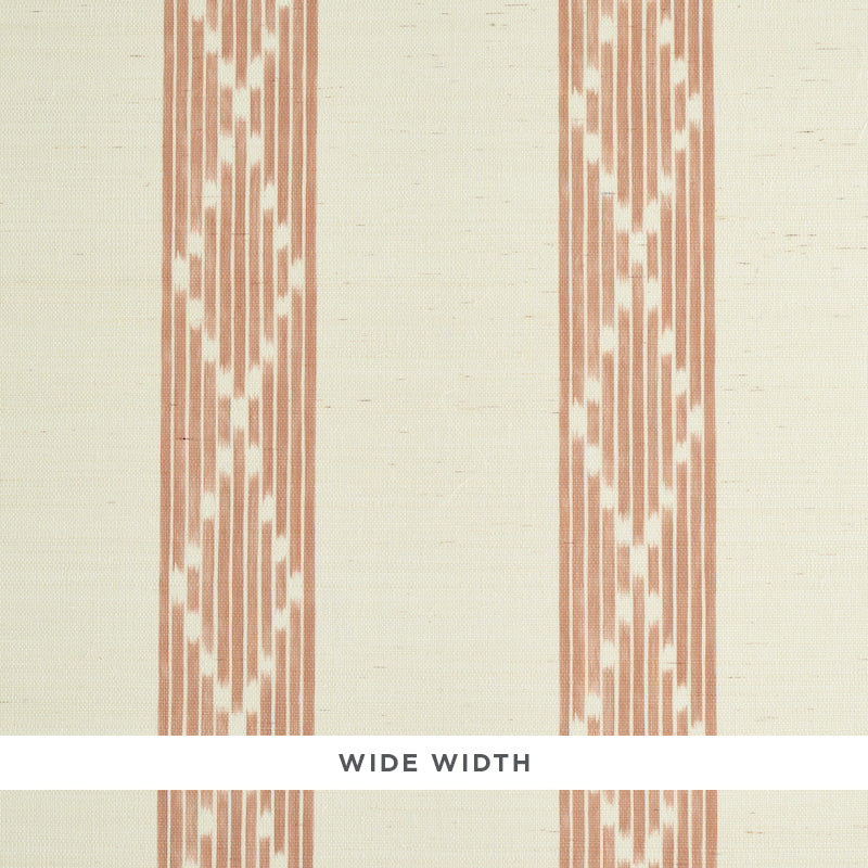 Shop 5011810 Sequoia Stripe Sisal Russet Schumacher Wallpaper
