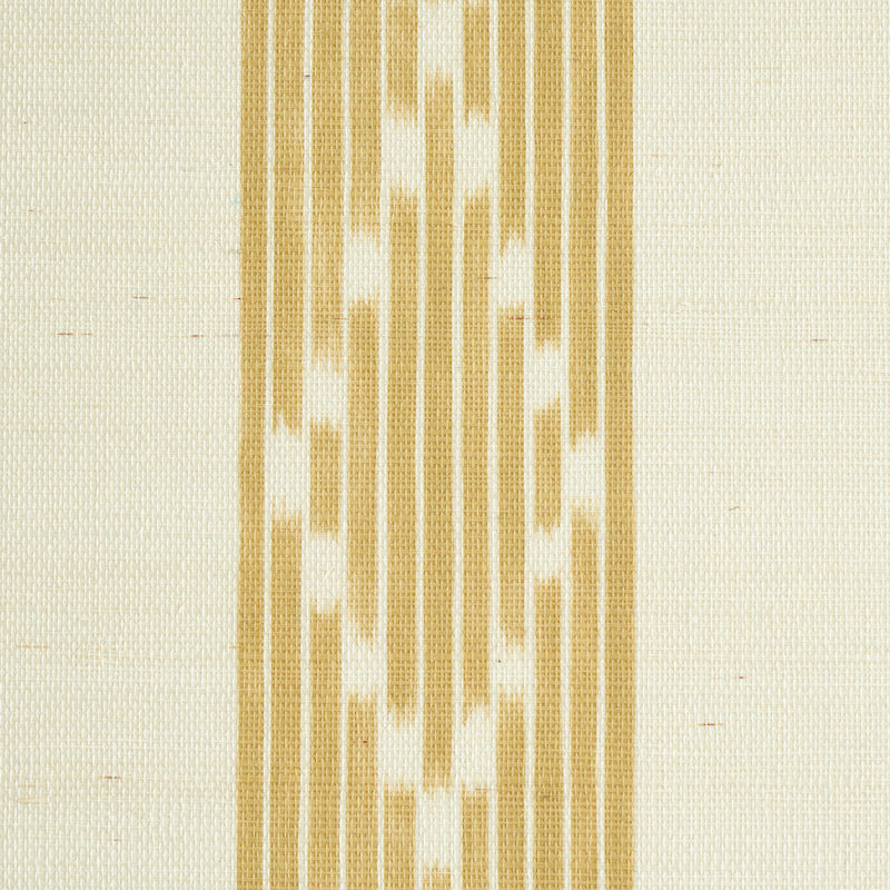 Find 5011811 Sequoia Stripe Sisal Ochre Schumacher Wallpaper