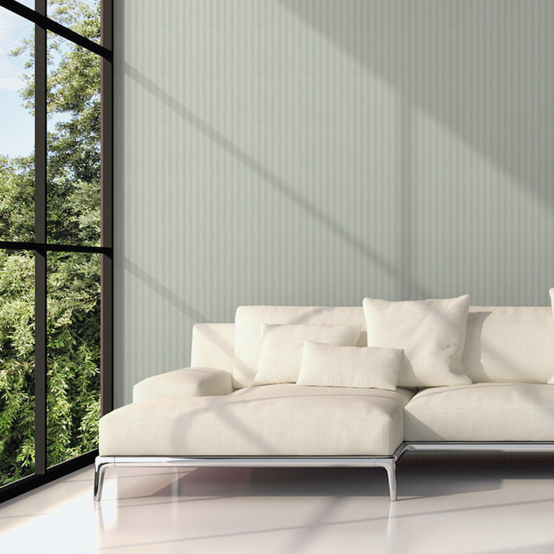 Shop 5011877 Edwin Stripe Narrow Naturelle Schumacher Wallpaper