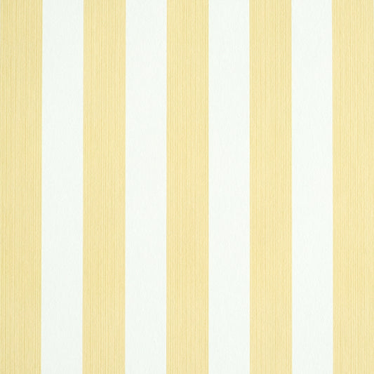 View 5011890 Edwin Stripe Medium Buttercup Schumacher Wallpaper