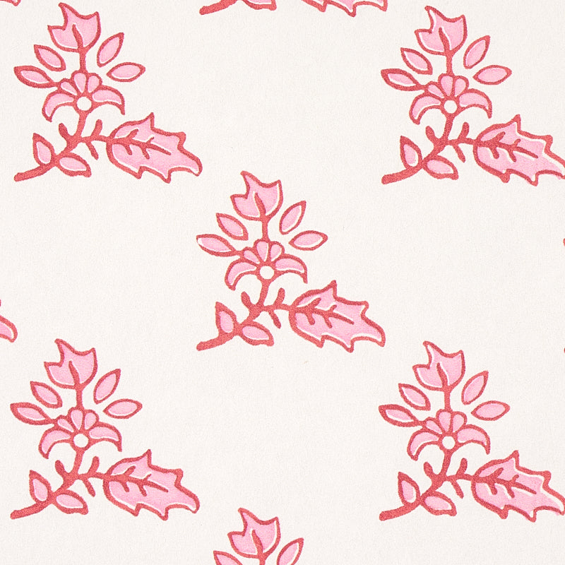 Find 5011922 Torbay Pink Schumacher Wallpaper