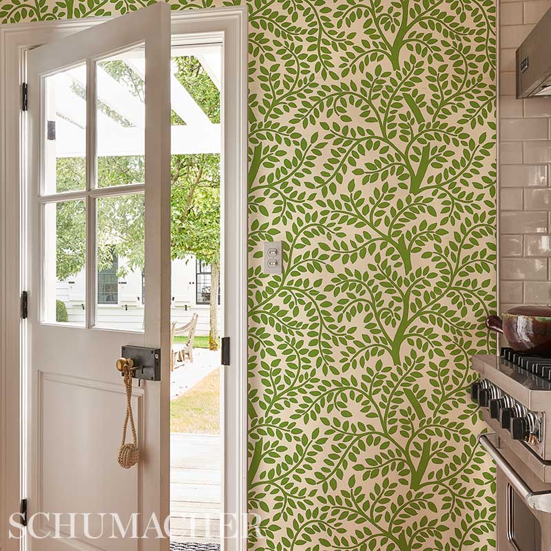 Save on 5011960 Temple Garden Ii Green Schumacher Wallpaper