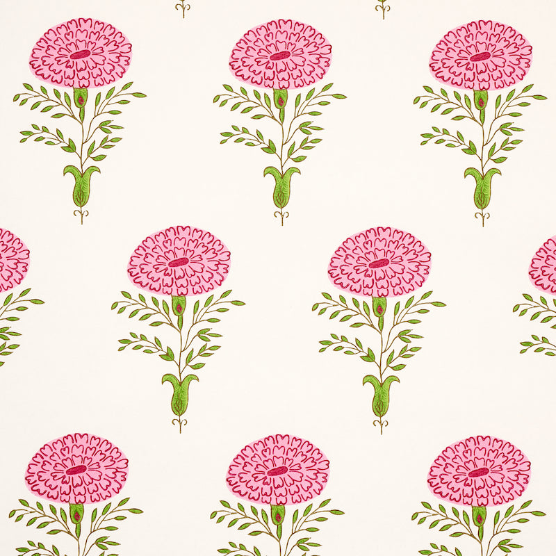 Purchase 5012070 Marigold Pink Schumacher Wallpaper