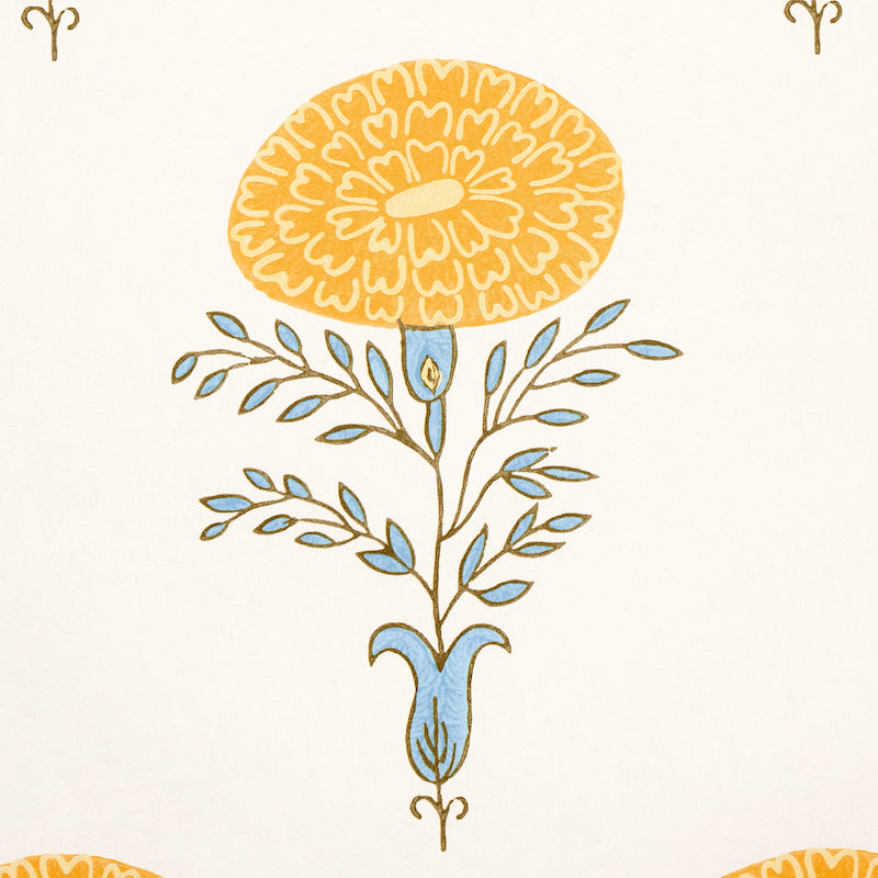 5012071 | Marigold , Yellow - Schumacher Wallpaper