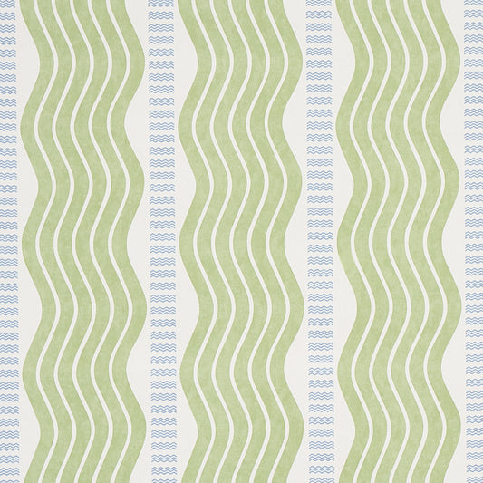 Buy 5012120 Sina Stripe Green Schumacher Wallpaper