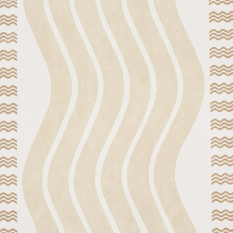 Save on 5012121 Sina Stripe Sand Schumacher Wallpaper