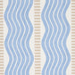 Shop 5012122 Sina Stripe Blue Schumacher Wallpaper
