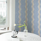 Buy 5012122 Sina Stripe Blue Schumacher Wallpaper