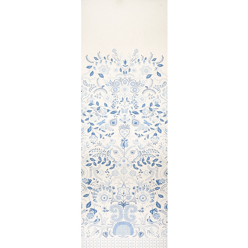 Buy 5012151 Orla Panel Blue Schumacher Wallpaper