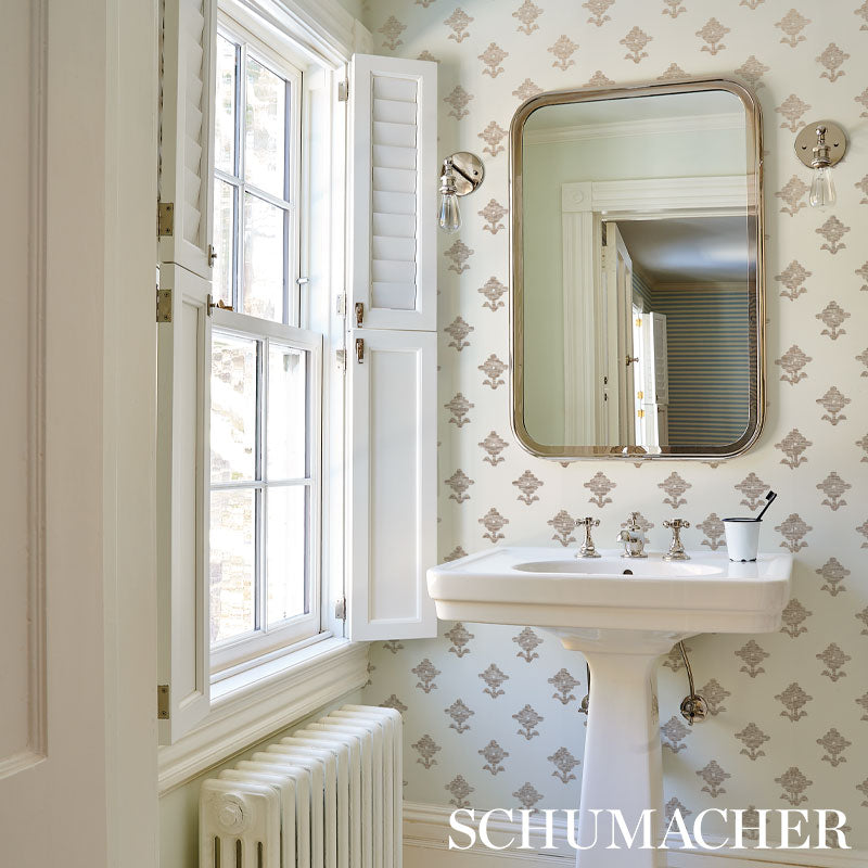 5012221 | Rubia, Ivory - Schumacher Wallcovering