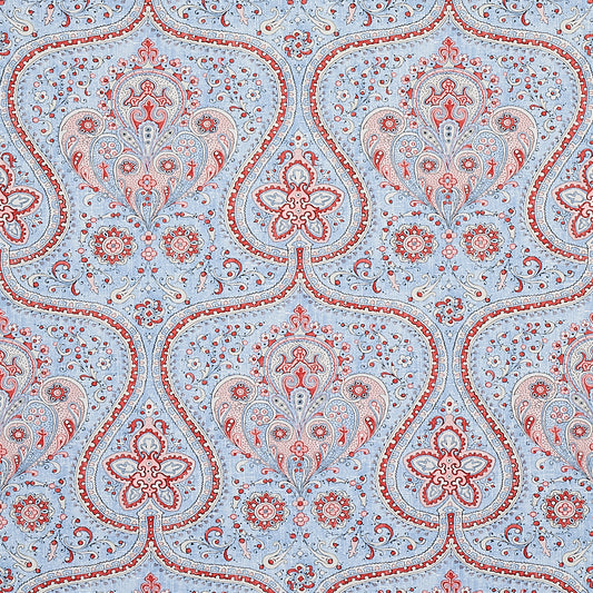 Buy 5012271 Paisley Court Chambray Schumacher Wallpaper