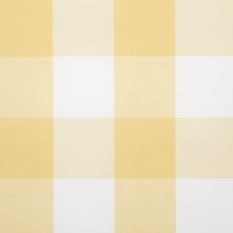 Save on 5012353 Willa Check Large Yellow Schumacher Wallpaper