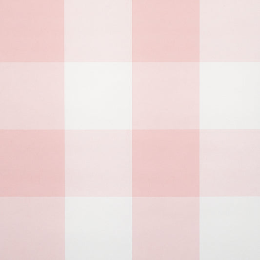 Buy 5012354 Willa Check Large Pink Schumacher Wallpaper