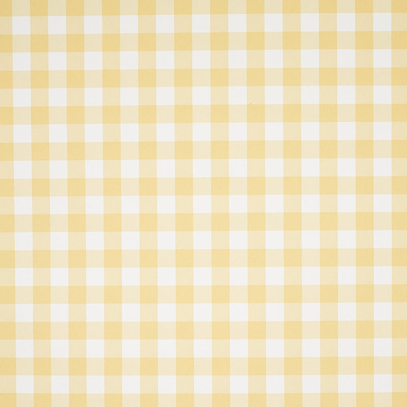 Save on 5012363 Willa Check Yellow Schumacher Wallpaper