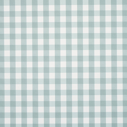 Select 5012366 Willa Check Seaglass Schumacher Wallpaper