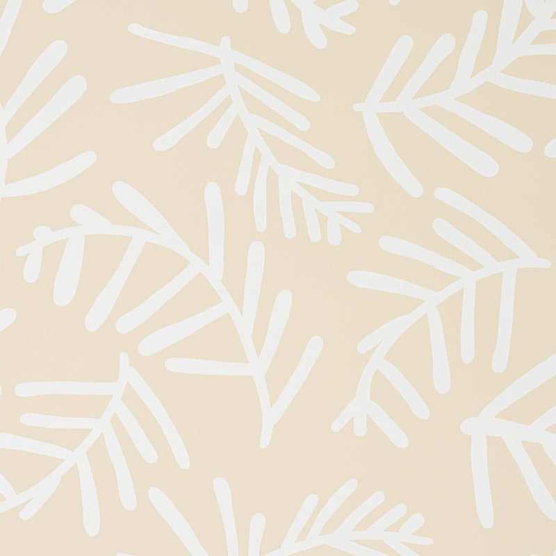 Save on 5012452 Tiah Cove Ivory On Natural Schumacher Wallpaper