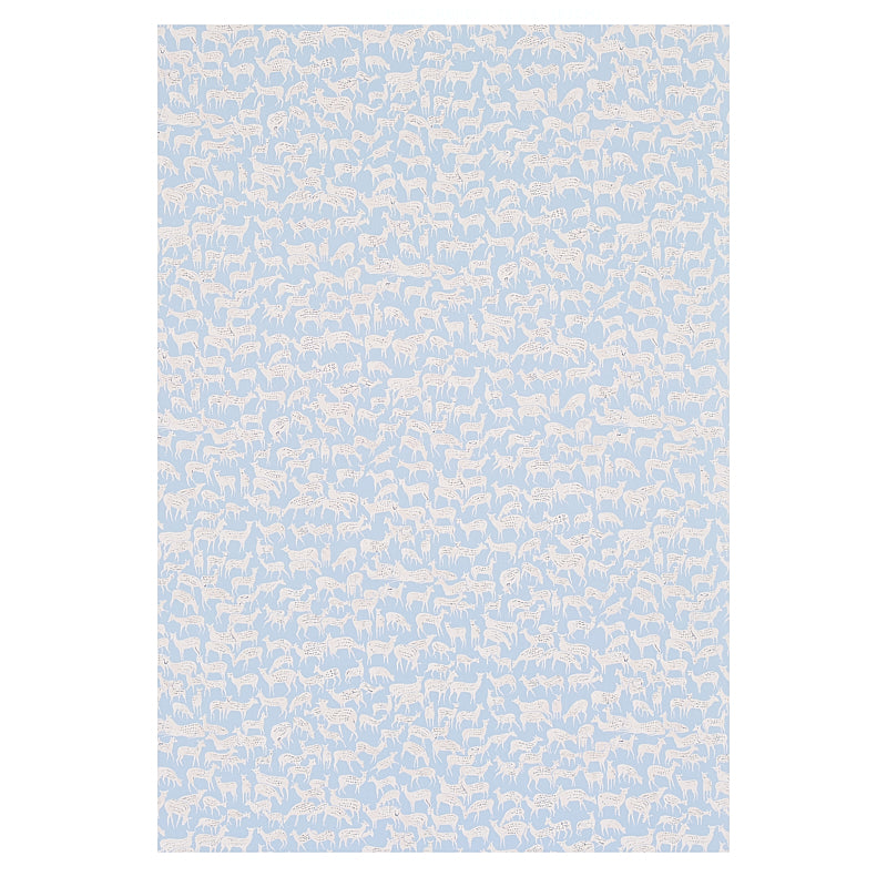 Find 5012490 Fauna Slate Blue Schumacher Wallpaper