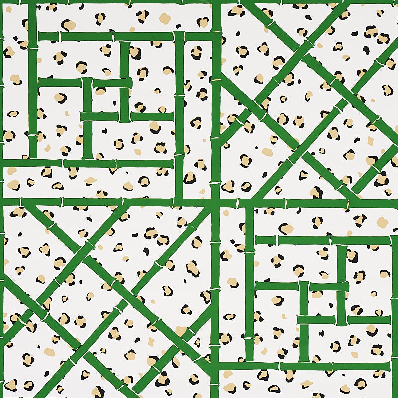 Save on 5012560 Fancy Beast Safari Green/Ivory Schumacher Wallpaper