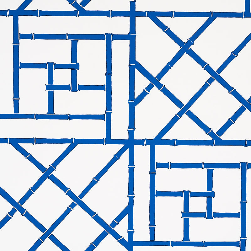 Buy 5012570 Trellis Indigo Schumacher Wallpaper