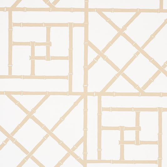 Order 5012574 Trellis Sand Schumacher Wallpaper