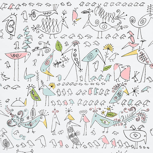Shop 5012870 Anatolia Blue and Red Schumacher Wallcovering Wallpaper