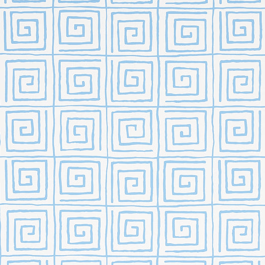 Shop 5012812 Trousdale Aqua Schumacher Wallpaper